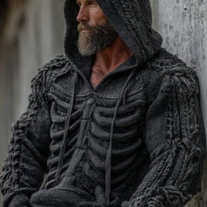 Men's 3d Human Skeleton Hooded Sweater